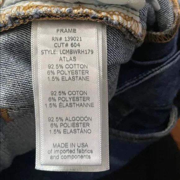 Frame Denim Le Crop Mini Boot Medium Wash Women’s Sz 31 - Picture 9 of 11